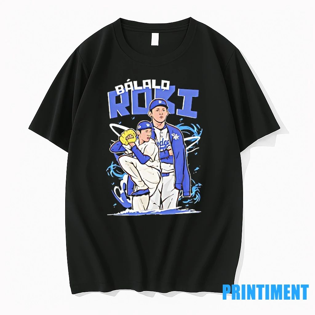 Roki Sasaki Los Angeles Dodgers Pitching Power Balalo Baseball Tshirts Sweater