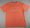 Chicken Whisperer Shirt Adult Large L Orange Soft Cotton Blend Delta Pro