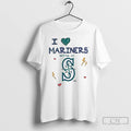 Classic I Love Seattle Mariners T Shirts