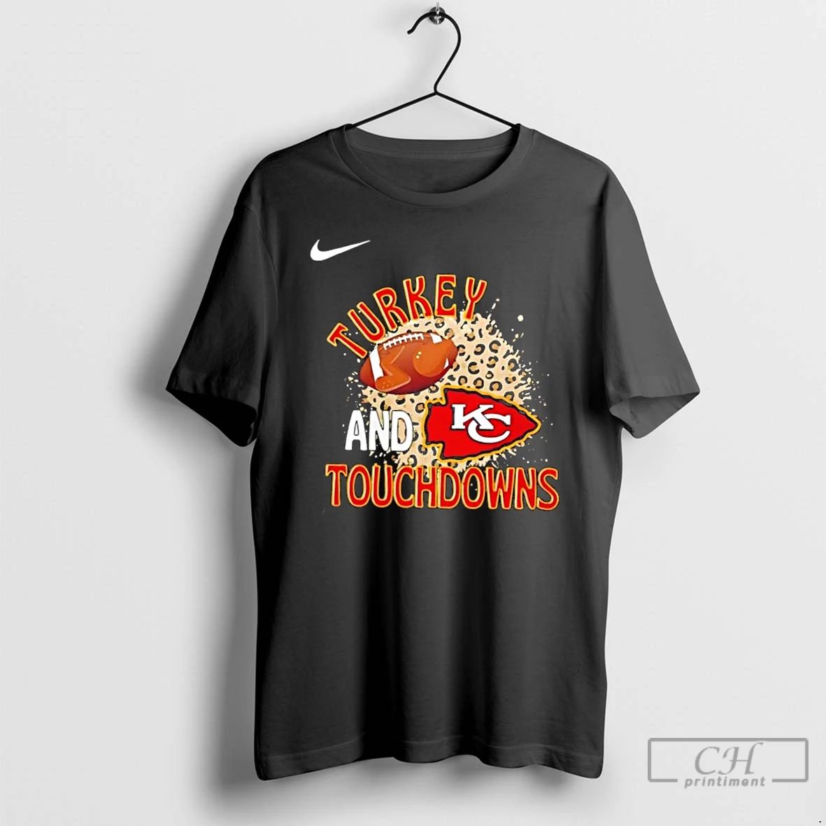 Premium Kansas City Chiefs X Thanksgiving Game 2025 2 Sided T Shirts