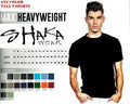 Shaka Wear Mens Max Heavyweight Short Sleeve Tall T-shirt Any Color  Plain