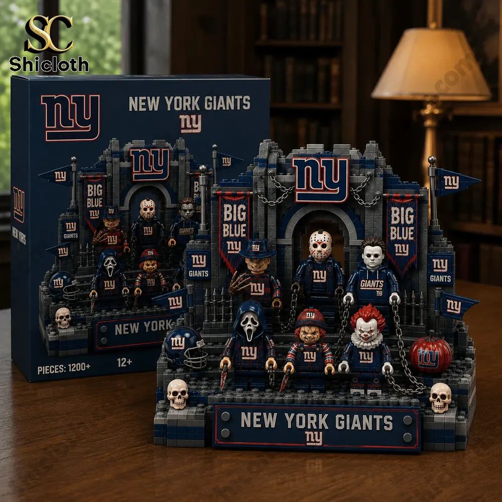 New York Giants Big Blue NY Halloween Building Brick Set