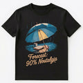 Rainy Day Nostalgia Cozy Aesthetic With Umbrella And Mood Unisex T-Shirt