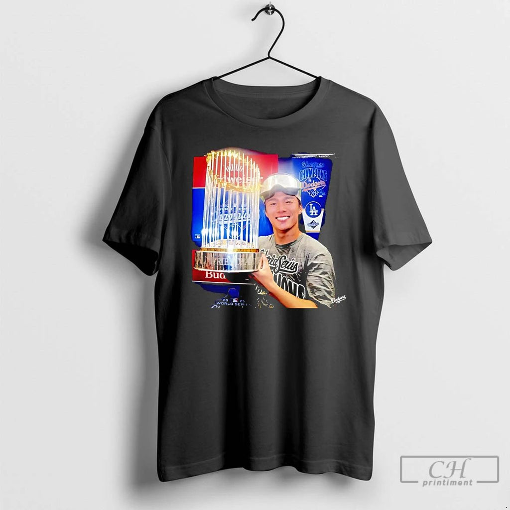 Classic Tokugawa Yoshinobu Celebration 2025 Dodgers Champions Trophy T Shirts