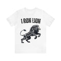 Lion Robot T-Shirt - Futuristic Animal Tee, Sci-Fi Lion Shirt