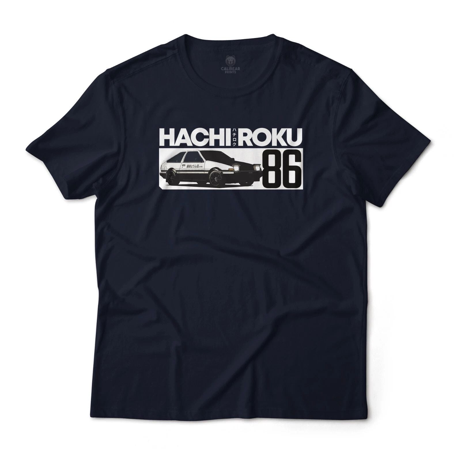 Hachi-Roku Trueno AE86 Car Initial-D Anime JDM Graphic Art Lightweight T-Shirt
