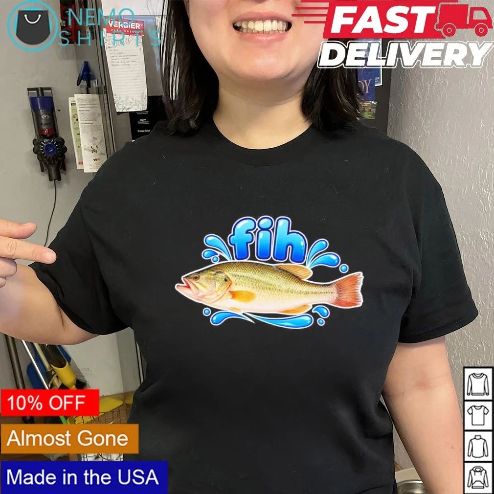 Fih Bass Fishing fish angler shirt