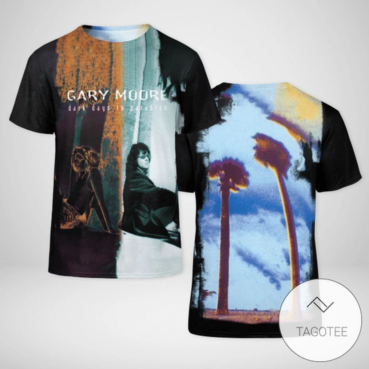 Gary Moore Dark Days In Paradise Album Cover AOP 3D T-Shirt