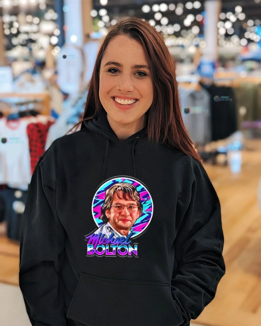Michael Bolton Retro Bootleg Style 90s aesthetic shirt