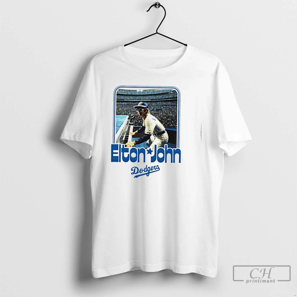 Premium Elton John X Los Angeles Dodgers Stadium Duke T Shirts