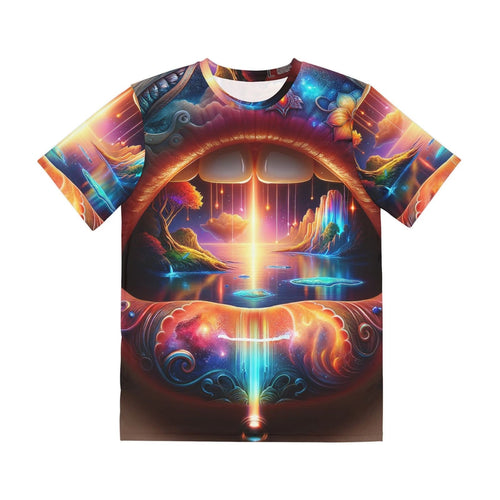 All Over Print T Shirt Surreal Open Lips Fantasy Artwork