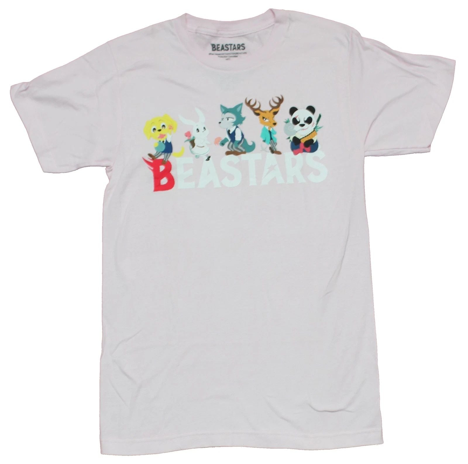 Beastars Adult New T-Shirt - Cutsie Animal Characters Over Name
