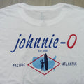 JOHNNIE O Mens XL T SHIRT COSTAL WAY WHITE GOLF PACIFIC ATLANTIC SURF