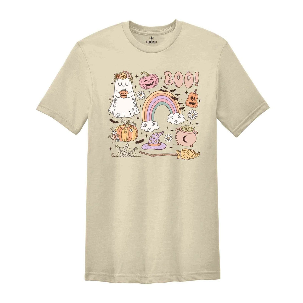 Halloween Boo Shirt, Retro Halloween Shirt, Cute Halloween Shirt, Pumpkin Shirt,