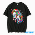 Magical Christmas Unicorn Holly Sparkle Tshirts Sweater