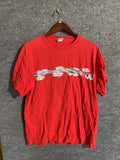 California Imprinted Apparel Shirt Mens Medium Red Surfboard Graphic Tee Beach