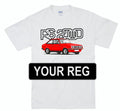 MK 2 Ford Escort RS 2000 Custom Retro Classic Car T Shirt