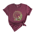 Bird Shirt, Watercolor Bird Branches, Bird Home Tshirt, Bird Cage Shirt, Bird Lo