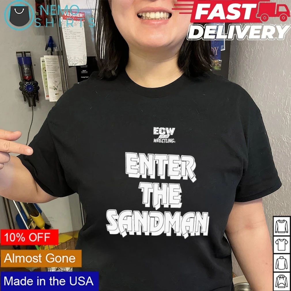 The Sandman ECW Hardcore Wrestling shirt