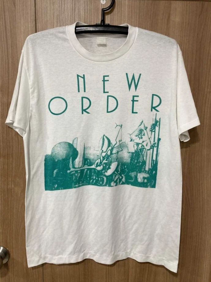 Vintage New Order 80s New Wave Concert Tour shirt all size S to 5 XL