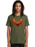 Phoenix-17 Mens Graphic Tee, 100% Cotton, Casual Summer Wear