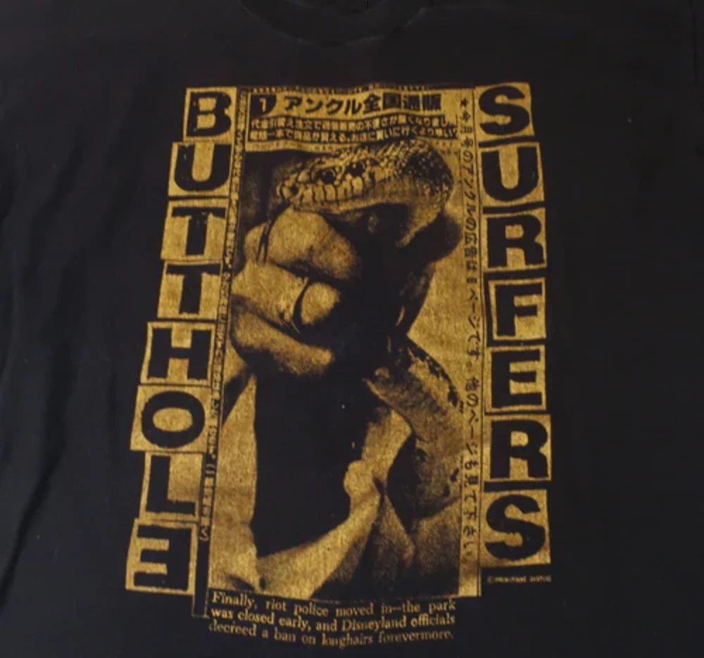 Butthole Surfers 1993 shirt Independent Worm Black S-234XL Gift family NG1756