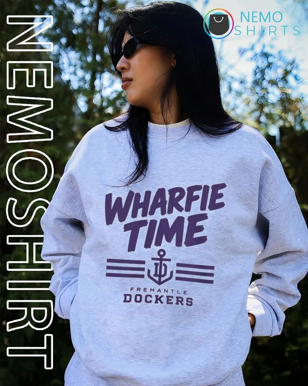 Fremantle Dockers Flagmantle Wharfie Time shirt