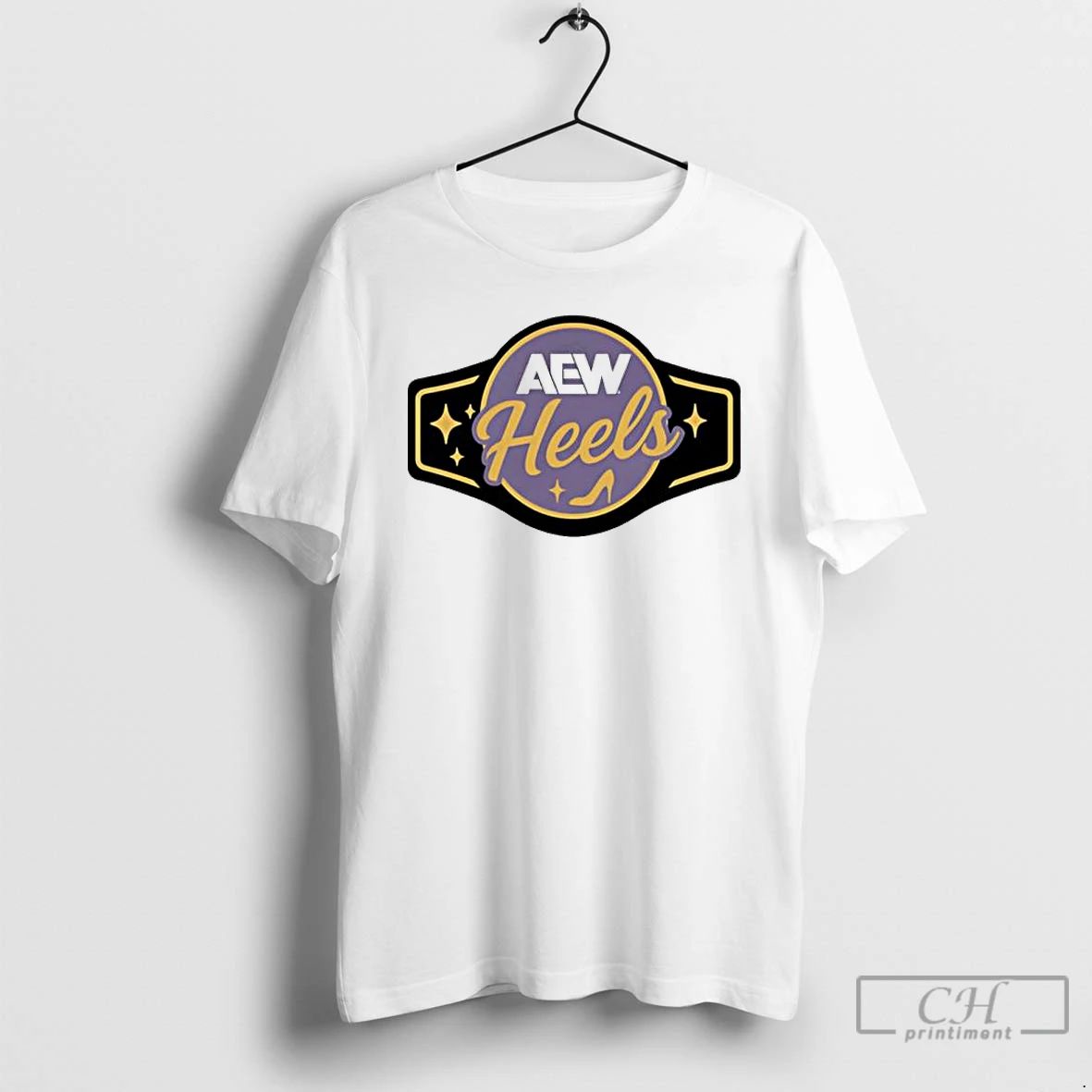 Premium Aew Heels Belt 2025 Logo T Shirts