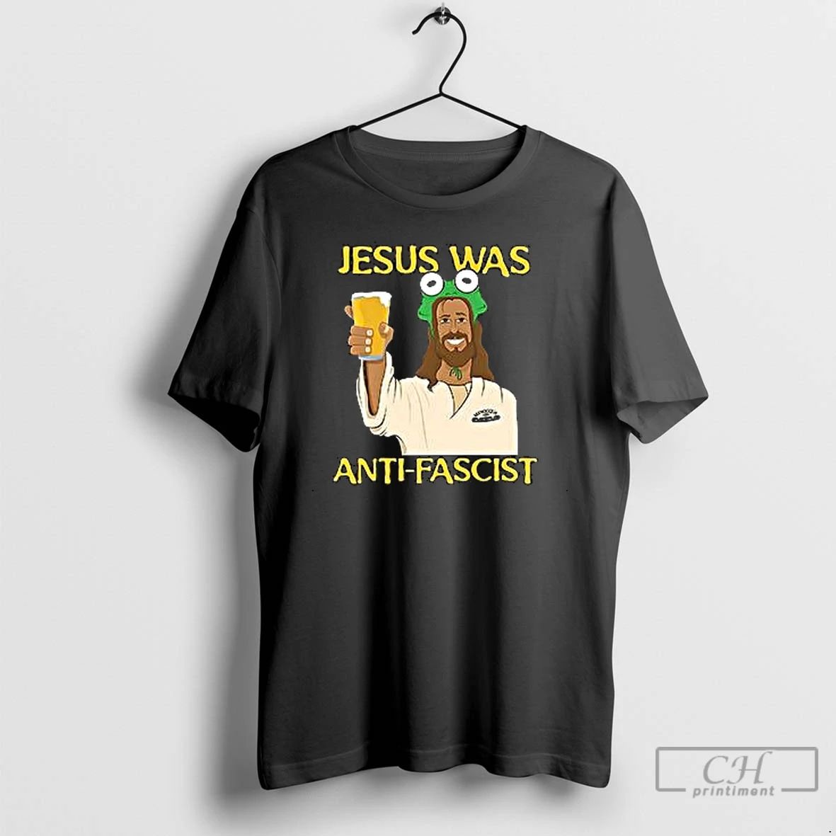 Premium Jesus Was Anti Fascist Meme T Shirts