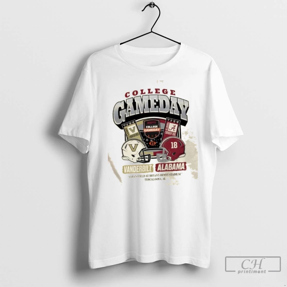Premium College Gameday Vanderbilt Vs Alabama Saban Field At Bryant Denny Stadium