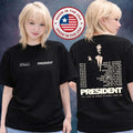 President Merch North American Campaign 2026 City Dates T-Shirt