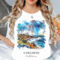 Carlsbad Unisex Shirt Travel Gift California Trip Lover Souvenir Tee