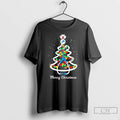Classic Detroit Lions Stethoscope Nurse Christmas Tree T Shirts