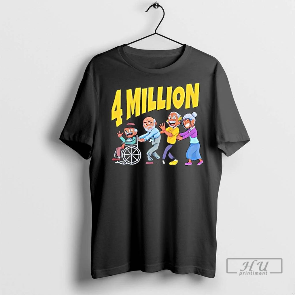 Officials Daydrian Harding 4 Million Subscribers Ladies T Shirt