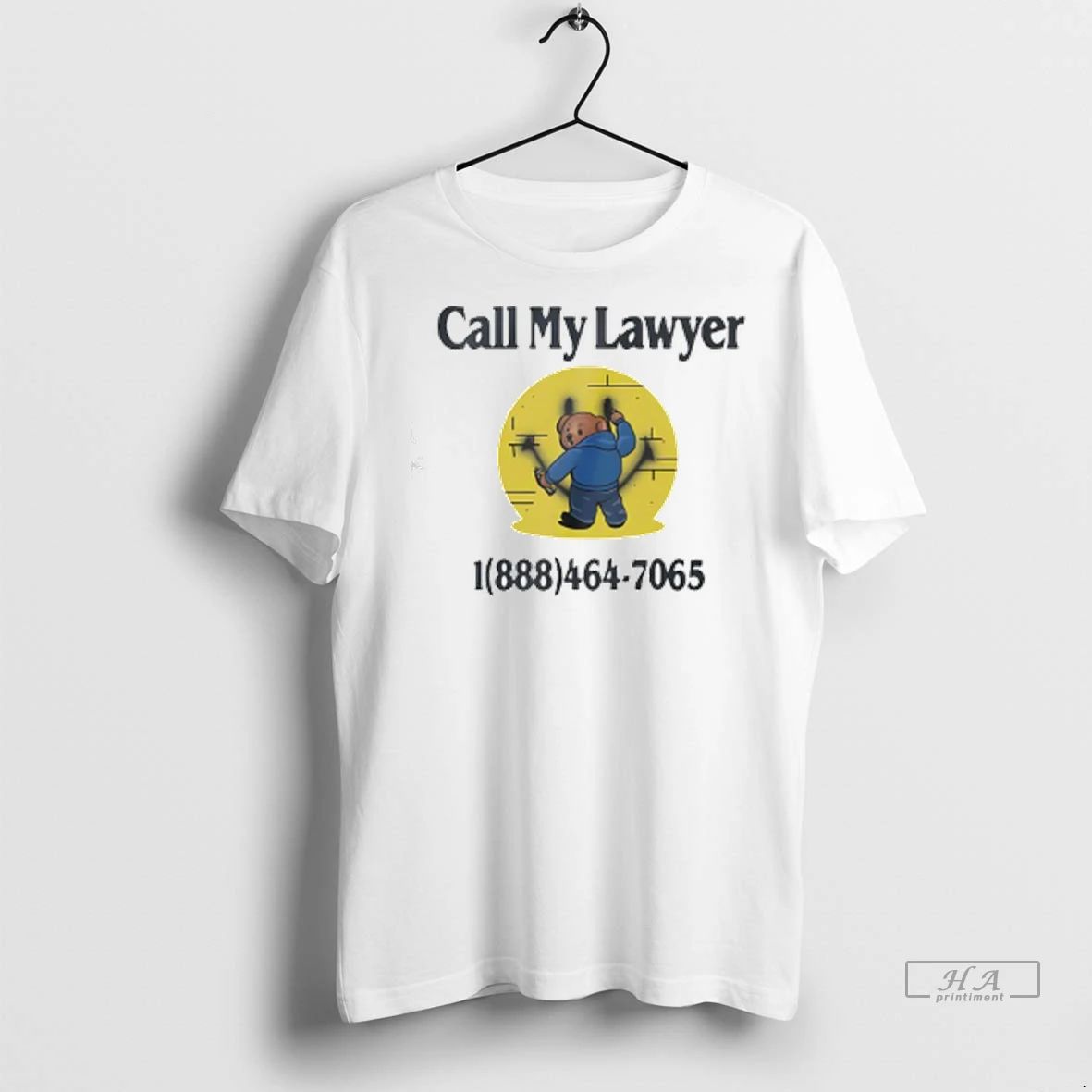 Officials Trendy Bear Call My Lawyer 1888 464 7065 Shirt Sweater