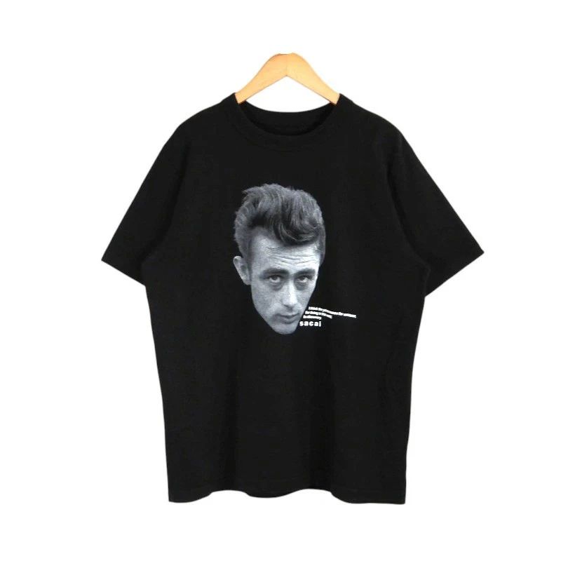 SACAI James Dean Black TShirt Size 4 250918S Short Sleeve Used