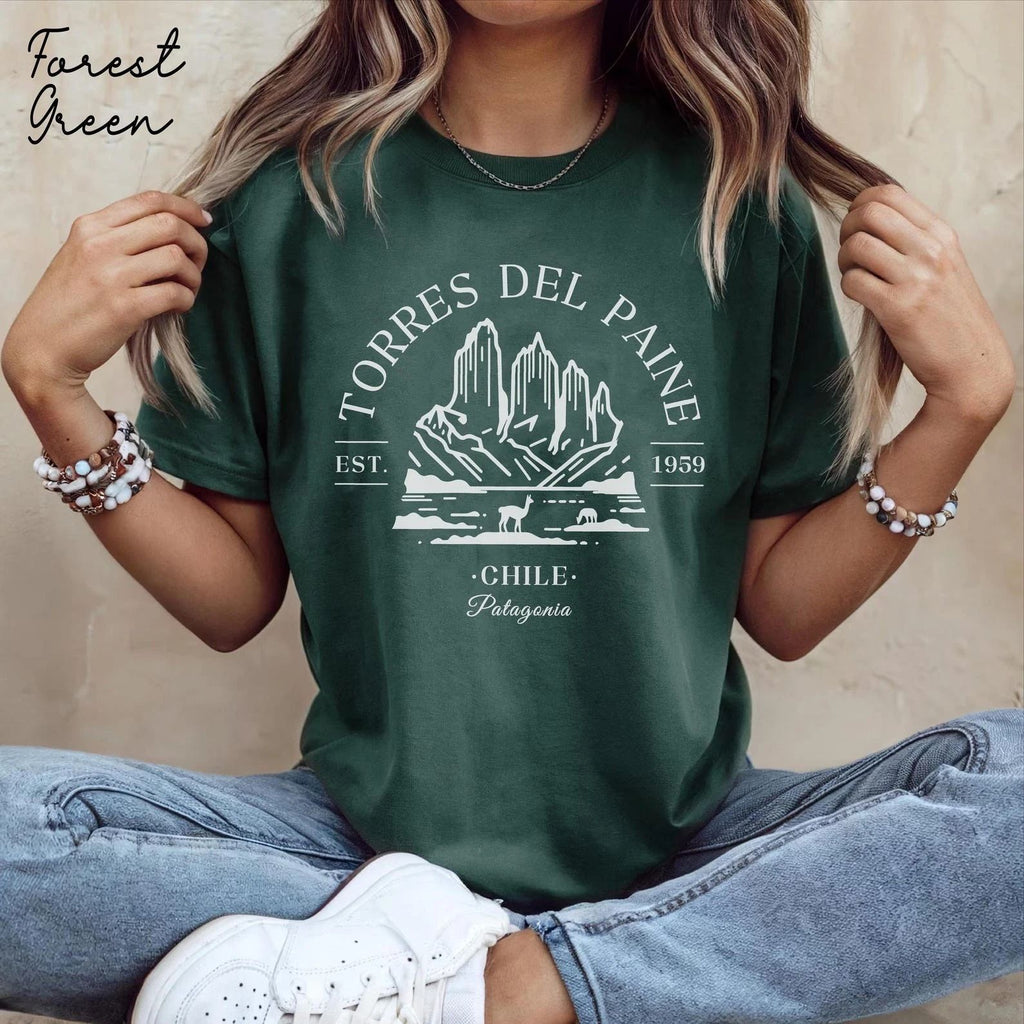 Torres del Paine Shirt Travel Gift for Chile Trip Lovers Souvenir Tee
