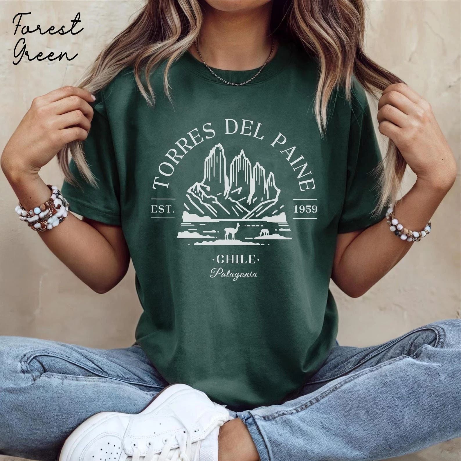 Torres del Paine Shirt Travel Gift for Chile Trip Lovers Souvenir Tee