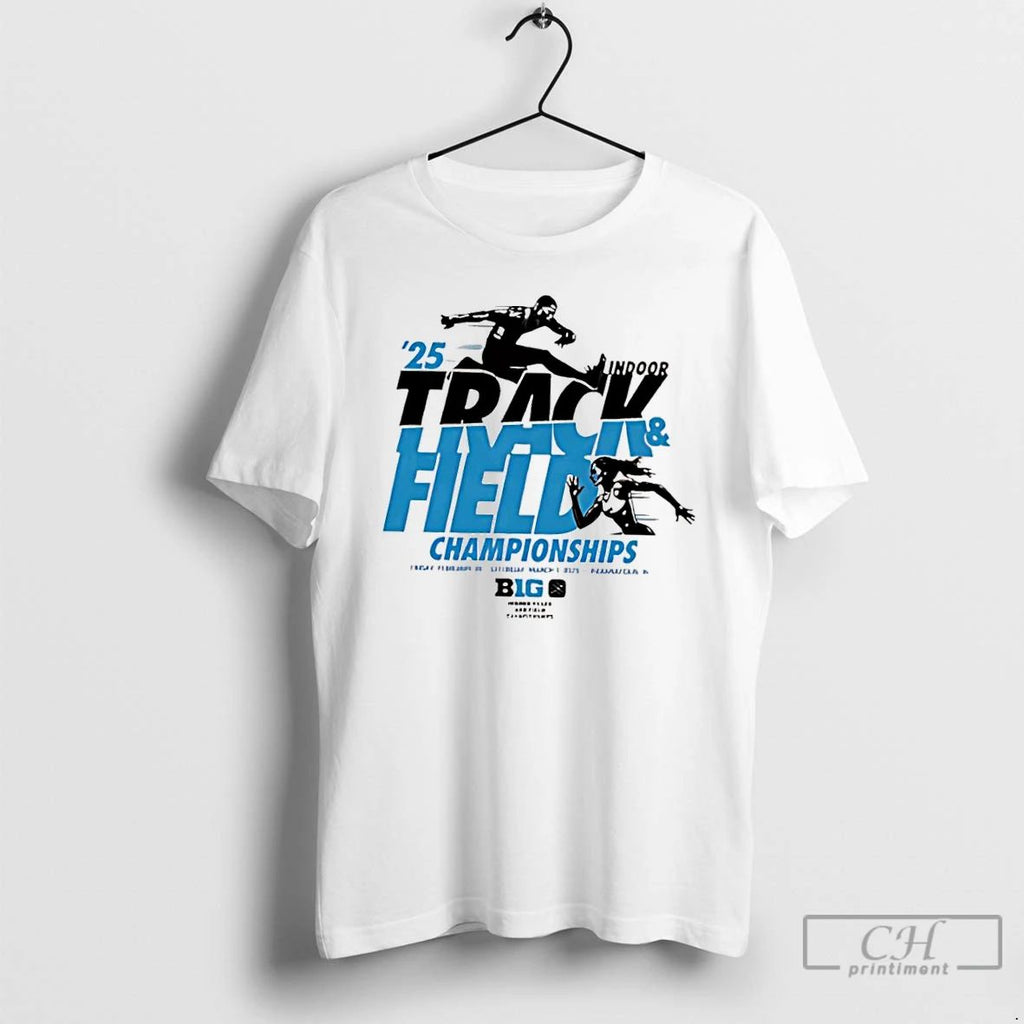 Classic Big Ten 2025 Indoor Track And Field Championships Logo T Shirts