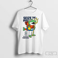 Classic Seattle Mariners Humpy Salmon Holding Trident Seize The Moment Mlb T Shirts