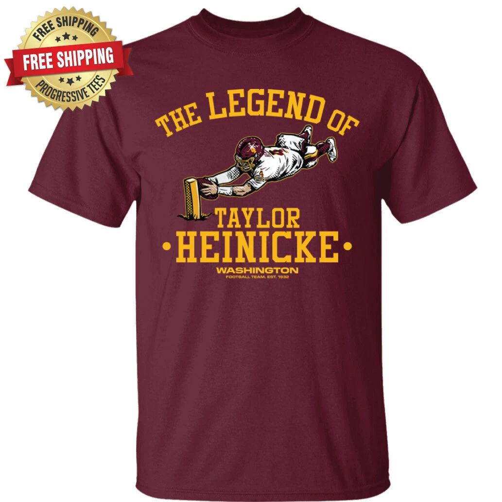 Taylor Heinicke Burgundy Washington Football Team The Legend of Taylor Heinicke