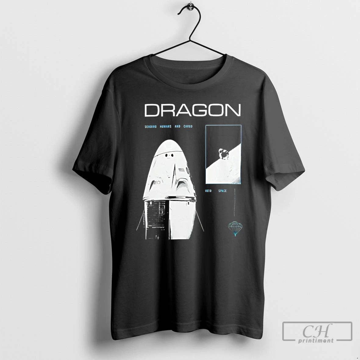 Premium Spacex Dragon Vvintage T Shirts