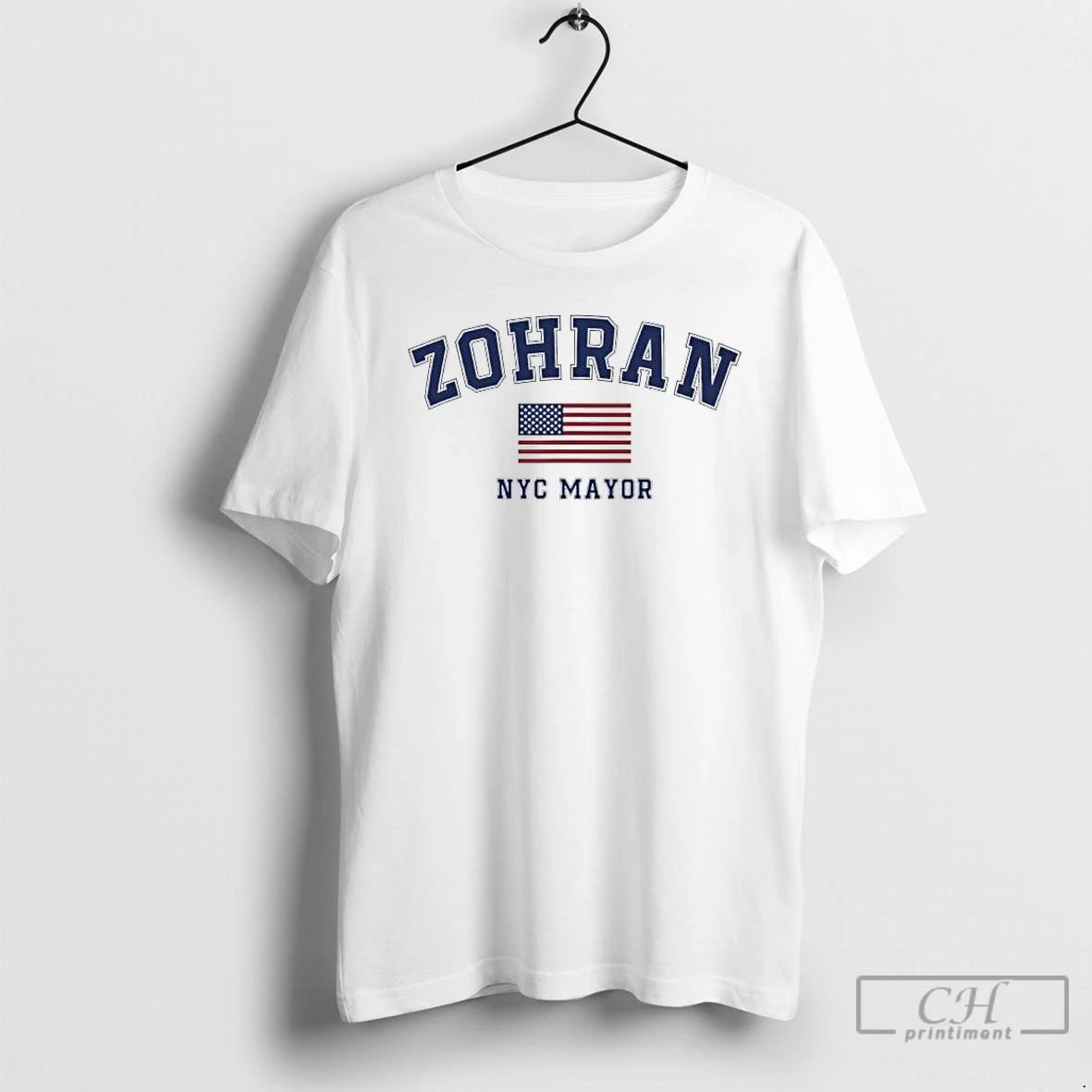 Premium Zohran Mamdani Nyc Mayor American Flag T Shirts