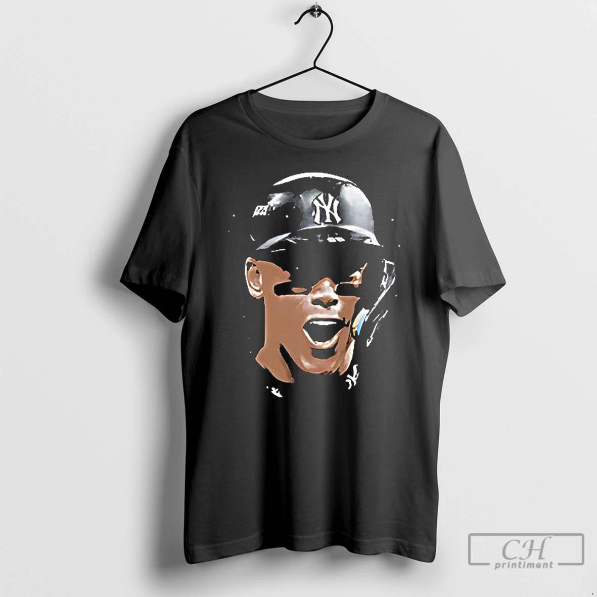 Classic Big Face Aaron Judge Scream Ny Yankees T Shirts