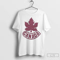 Classic Canada Leaf Olympic Look From The 1928s Mens White Tee T Shirts