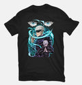 Unisex Jujutsu Kaisen Satoru Gojo Black T-Shirt from TeeFury size M/L