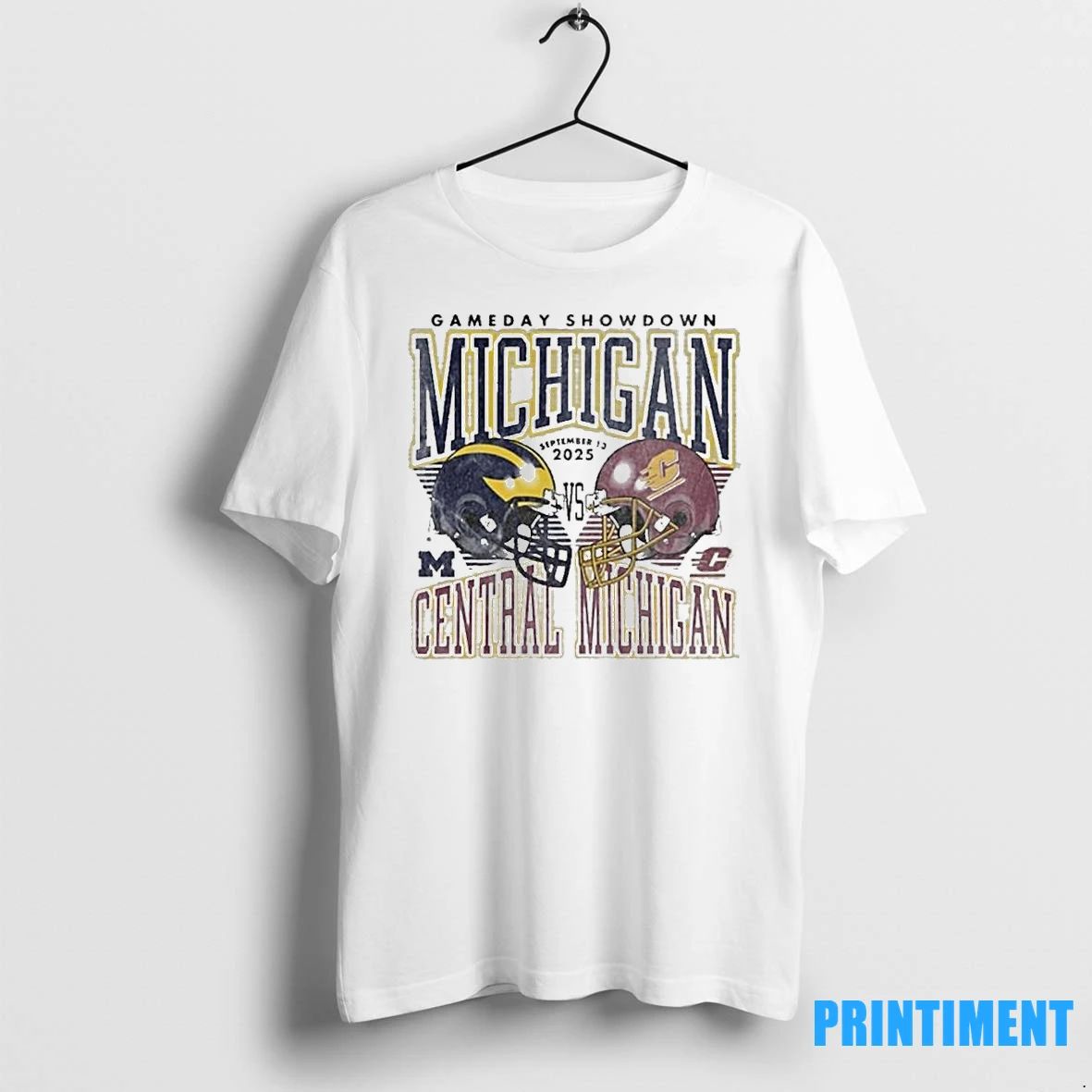 Michigan Wolverines Vs Central Michigan Chippewas 2025 Gameday Showdown Football Tshirts Sweater