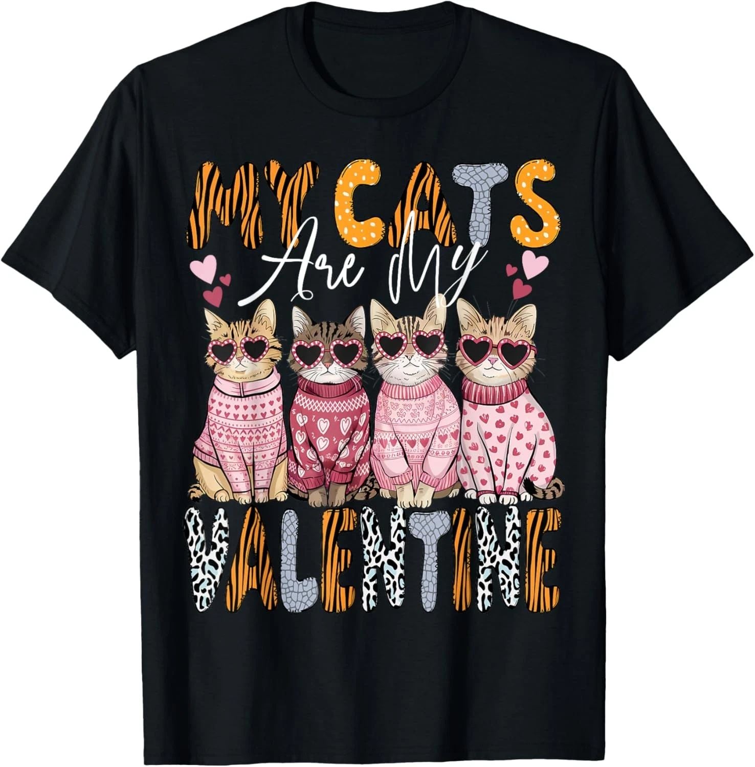 Cute Cat Valentine shirt My Cat Is My Valentine Kitten Lover Unisex T-Shirt