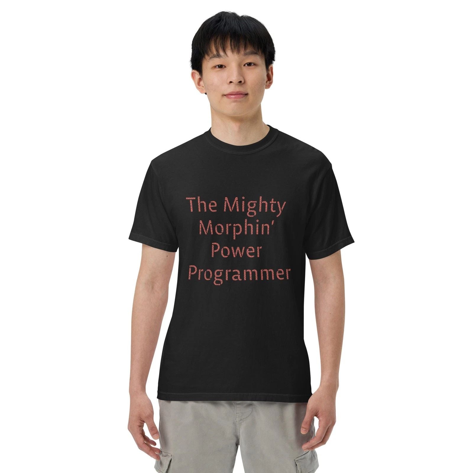 THE MIGHTY MORPHIN POWER PROGRAMMER T-Shirt | Coding Geek Tee Voiceritzy