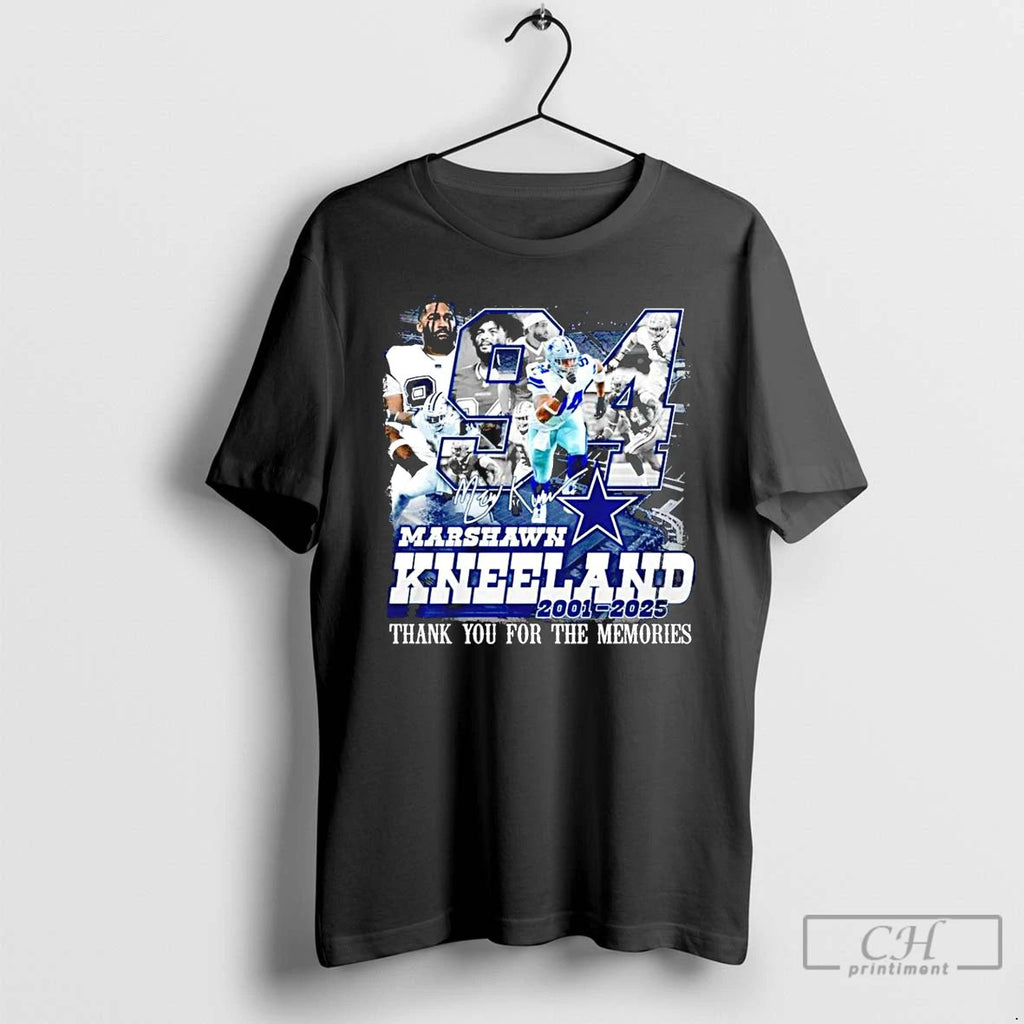 Premium Marshawn Kneeland 2001 2025 Thank You For The Memories T Shirts